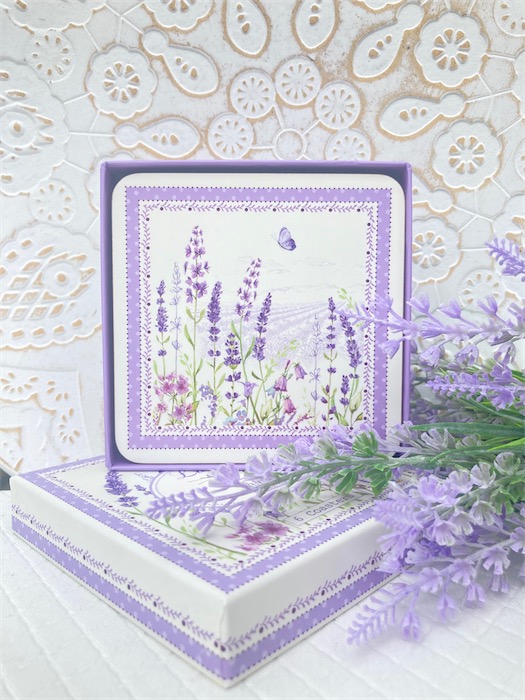 Untersetzer Lavendel /  Lavender Field Easy Life